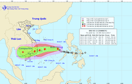 Bão số 12 có thể giật cấp 15, đổ bộ đất liền các tỉnh Nam Trung Bộ