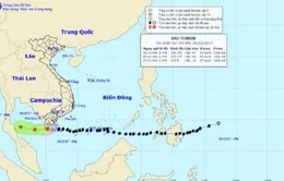 Bão số 16 suy yếu thành áp thấp nhiệt đới