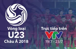 CHÍNH THỨC: Đài Truyền hình Việt Nam trực tiếp vòng loại U23 châu Á 2018