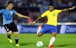 Vòng loại World Cup 2018: Uruguay 1-4 Brazil: Paulinho lập hat-trick, Brazil ngược dòng thành công