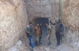 Phát hiện đường hầm IS từng sử dụng tại Syria