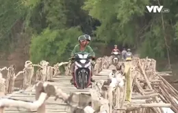 Người dân Krông Pa (Gia Lai) "cá cược" tính mạng với cây cầu cũ