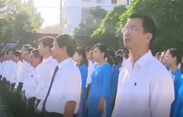 Quảng Trị: Đồng loạt tổ chức nghi lễ chào cờ đầu tuần