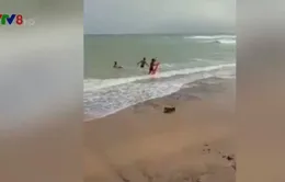 Một du khách Nga bị chết đuối do tắm biển lúc sóng lớn
