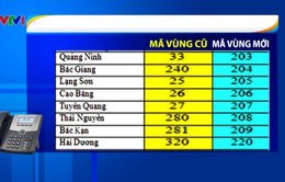 Từ 15/4, chuyển đổi mã vùng điện thoại cố định 23 tỉnh thành