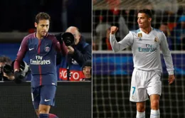 Ronaldo và Neymar cạnh tranh kỷ lục vô tiền khoáng hậu ở Champions League