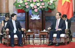 Chủ tịch nước tiếp Bộ trưởng Bộ Thương mại Trung Quốc