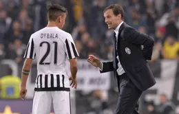 Dybala dính nghi án lăng mạ HLV Allegri