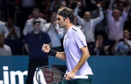 Thắng nhàn Goffin, Federer thẳng tiến vào chung kết Basel mở rộng 2017