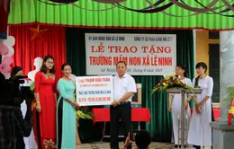 Tài trợ gần 5 tỷ đồng xây thêm phòng học trường Mầm non xã Lê Ninh (Hải Dương)