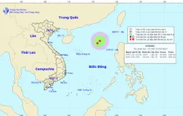 Vùng áp thấp trên Bắc Biển Đông mạnh lên thành áp thấp nhiệt đới