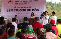 Khánh thành điểm trường mới cho thôn nghèo ở Hà Giang