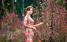 Lã Thanh Huyền đẹp nền nã trong bộ ảnh đón Tết