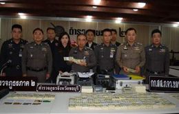 Bắt giữ 1,26 triệu tiền USD giả tại Thái Lan