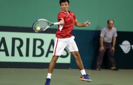 Davis Cup: Hoàng Nam giúp ĐT Việt Nam cân bẳng tỉ số với ĐT Hong Kong (Trung Quốc)