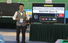 AIMAG 2017: Nguyễn Quốc Nguyện giành HCV Carom 3 băng