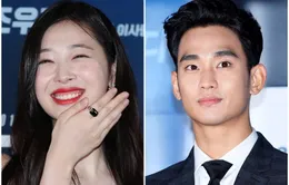 Sulli khoe dáng nuột, cười "thả ga" bên Kim Soo Hyun