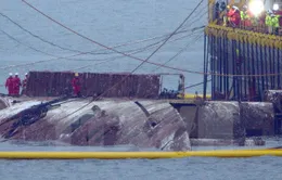 Hàn Quốc bắt đầu lai dắt phà Sewol về đất liền