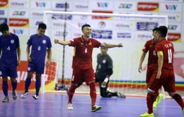 ĐT futsal Việt Nam giành chiến thắng với số bàn thắng kỷ lục trước ĐT Philippines