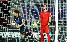 Bảng D U20 Thế giới 2017: U20 Nhật Bản 2-2 U20 Italia, U20 Uruguay 0 - 0 U20 Nam Phi