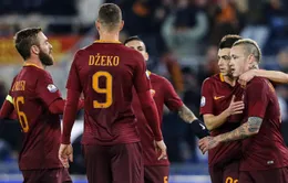 Cúp Quốc gia Italia: Đại thắng Sampdoria, AS Roma vào tứ kết