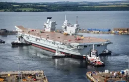 Anh ra mắt tàu chiến lớn nhất HMS Queen Elizabeth