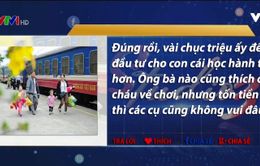 Làm lụng vất vả cả năm để mua vé về quê ăn Tết