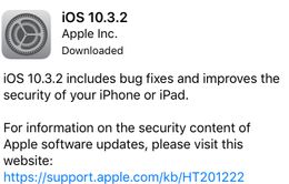 Bản vá lỗi iOS 10.3.2 trình làng: Cải thiện bảo mật, giúp máy bớt ngốn pin