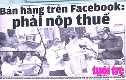 Nan giải bài toán thu thuế bán hàng online