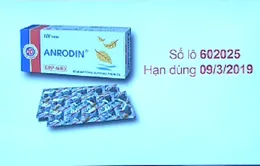 Đình chỉ lưu hành thuốc viên nén Anrodin tại TP.HCM