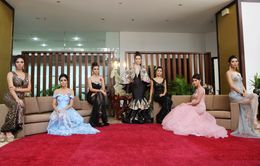 Thí sinh Hoa hậu Hữu nghị ASEAN lộng lẫy trong trang phục dạ hội