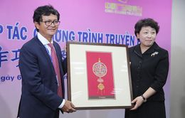 Tổng Giám đốc Đài THVN Trần Bình Minh vui mừng về kết quả hợp tác với Đài TH Quảng Tây