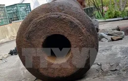 Phát hiện súng thần công cổ trên 200 năm ở đảo Quan Lạn, Quảng Ninh