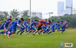 VIDEO: ĐT Việt Nam tập luyện cho trận gặp ĐT Afghanistan với đầy đủ quân số