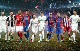 La Liga thống trị đội hình xuất sắc nhất năm 2016 của UEFA