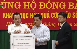 Thêm nhiều cơ quan, đơn vị ủng hộ đồng bào bị thiệt hại do bão lũ