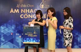 Tổ chức lễ trao Giải Âm nhạc cống hiến 2017 tại TP.HCM