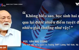 Phát hoảng vì việc học sinh "bội thực" điểm 10