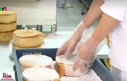 Mục sở thị quy trình sản xuất bánh kem không chất bảo quản