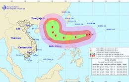 Bão Yutu giật trên cấp 17 cách đảo Luzon khoảng 600km