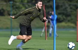 Sead Kolasinac trở lại tập luyện cùng Arsenal