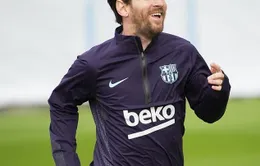 Messi tung tăng tập, hẹn trở lại vào cuối tuần