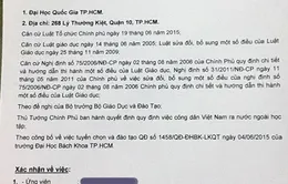 Giả mạo giấy báo nhập học Trường ĐH Bách khoa để lừa hàng trăm triệu