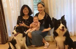 Hết đến Anh, Lan Phương lại đưa con gái 4 tháng tuổi sang Nhật