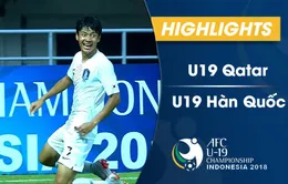 VIDEO: Tổng hợp trận đấu U19 Qatar 1-3 U19 Hàn Quốc (Bán kết VCK U19 châu Á 2018)