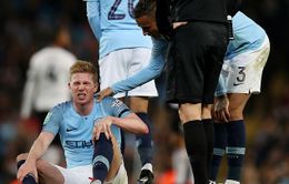 Man City lại nín thở, cầu chúc cho De Bruyne