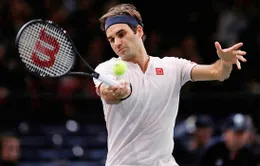 Vượt qua Fognini, Federer tiến vào tứ kết Paris Masters