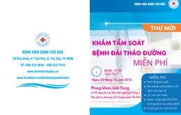 TP.HCM: Khám, tầm soát bệnh đái tháo đường miễn phí