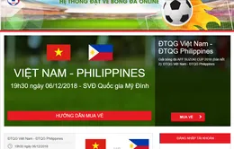 10h00 hôm nay (29/11), tiếp tục bán vé online trận Việt Nam – Philippines