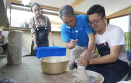 Sắc màu Nhật Bản - Trải nghiệm du lịch xanh: Trải nghiệm làm gốm tại tỉnh Nagasaki